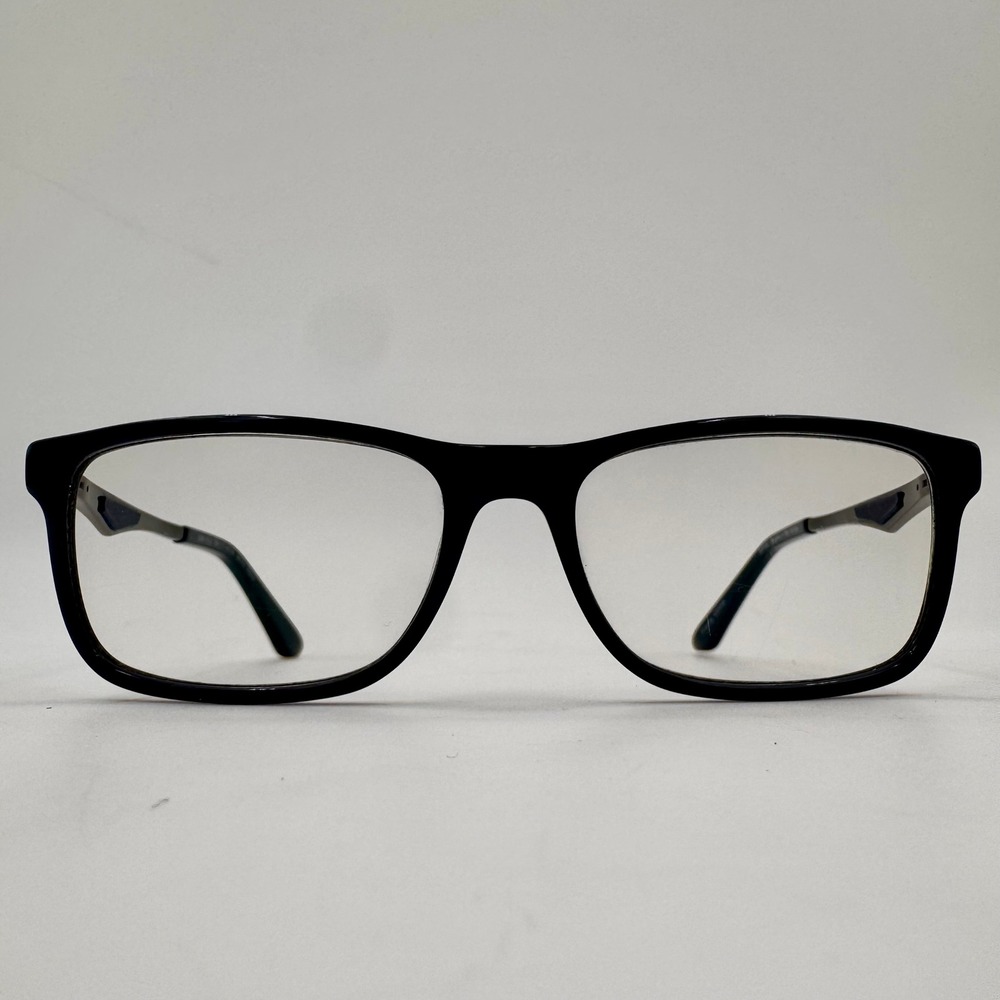 K-Swiss Shiny Navy Rectangular Men's Full Rim Eyeglasses - Frames Only